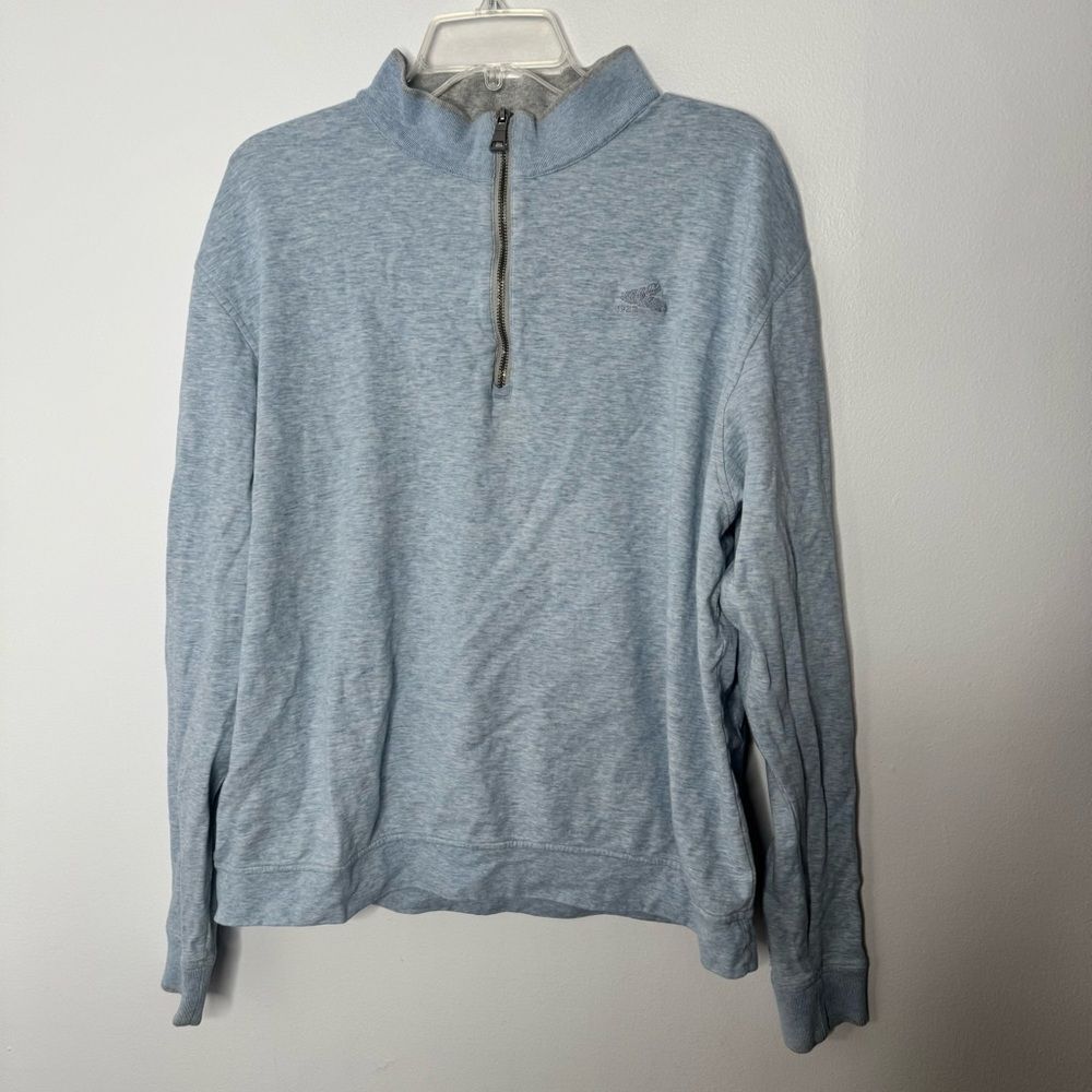 Turtleson Men's Light Blue Quarter-Zip Sweater Size XL